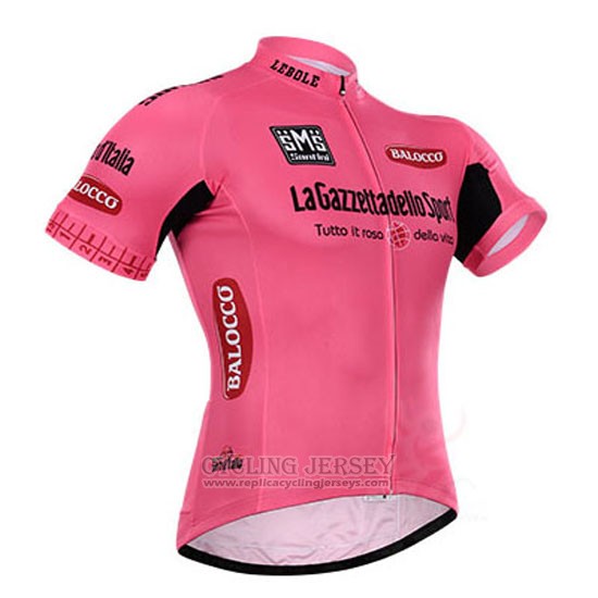 2015 Cycling Jersey Giro D'italy Pink Short Sleeve and Bib Short